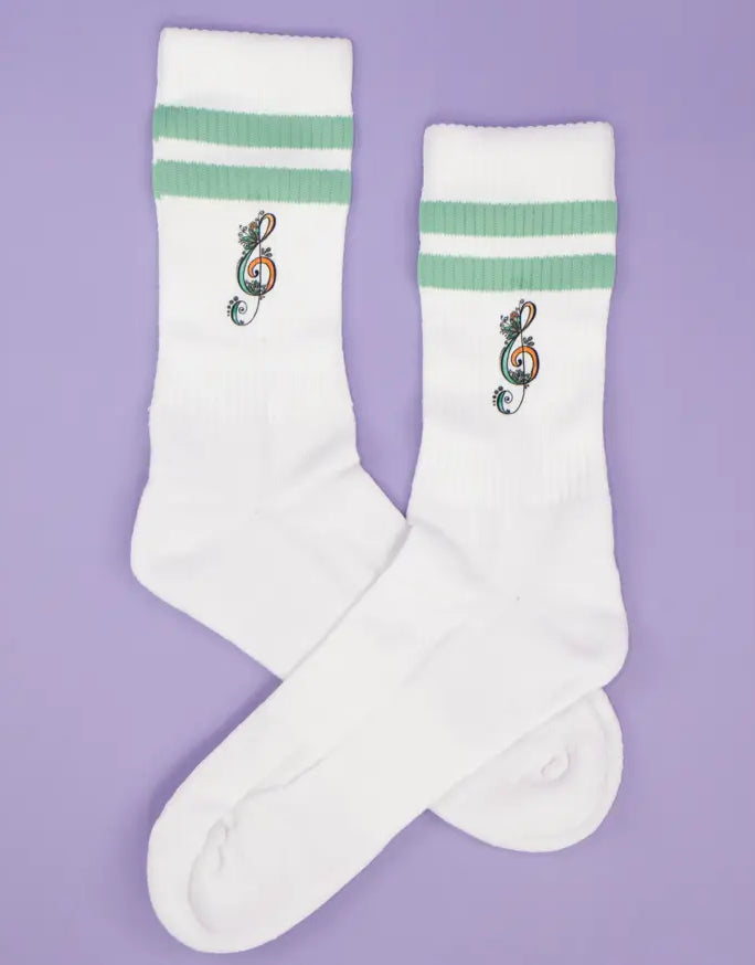 Socken "Violinschlüssel"