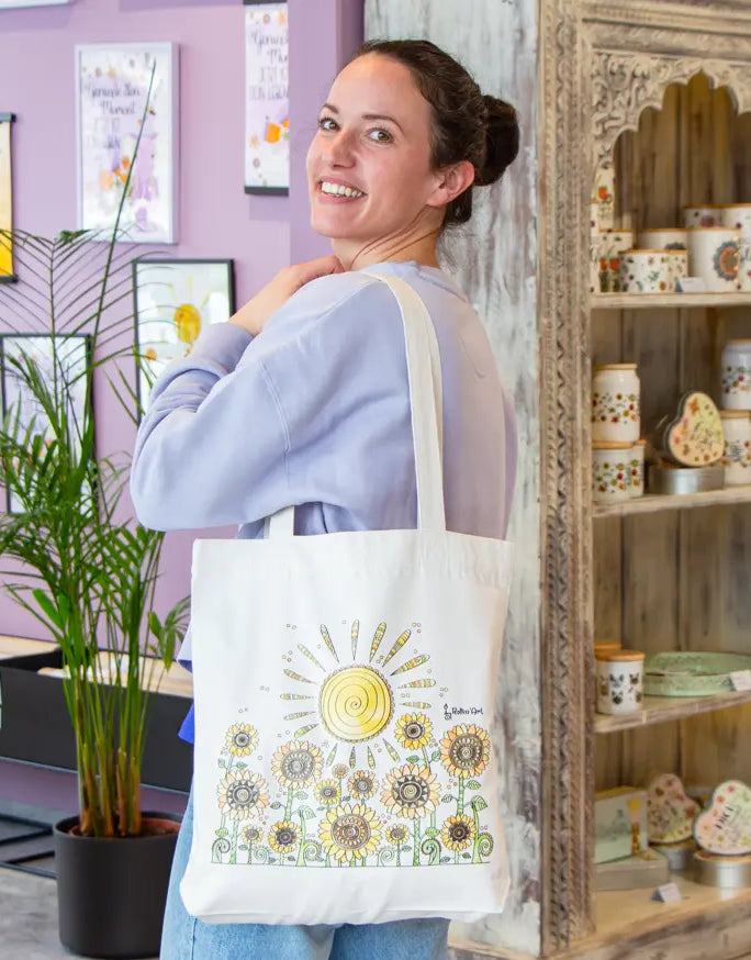 Tasche "Sonnenblumenfeld"