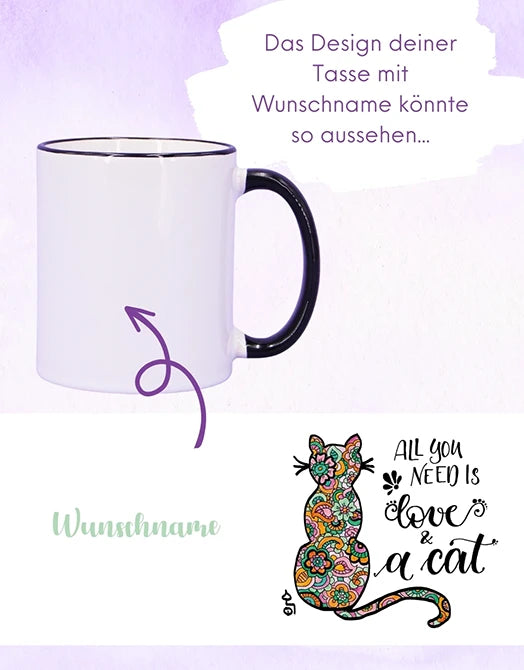Tasse "All you need is ... cat"