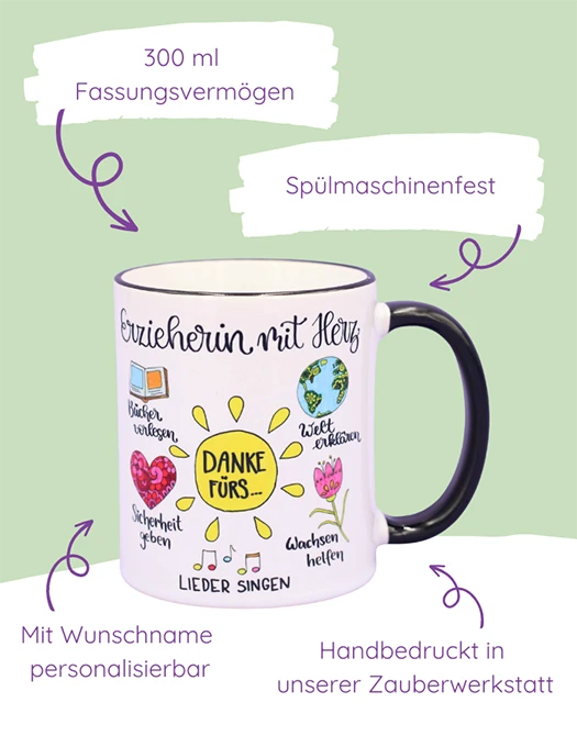 Tasse "Danke Erzieherin"