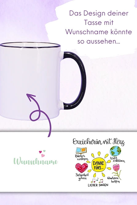 Tasse "Danke Erzieherin"
