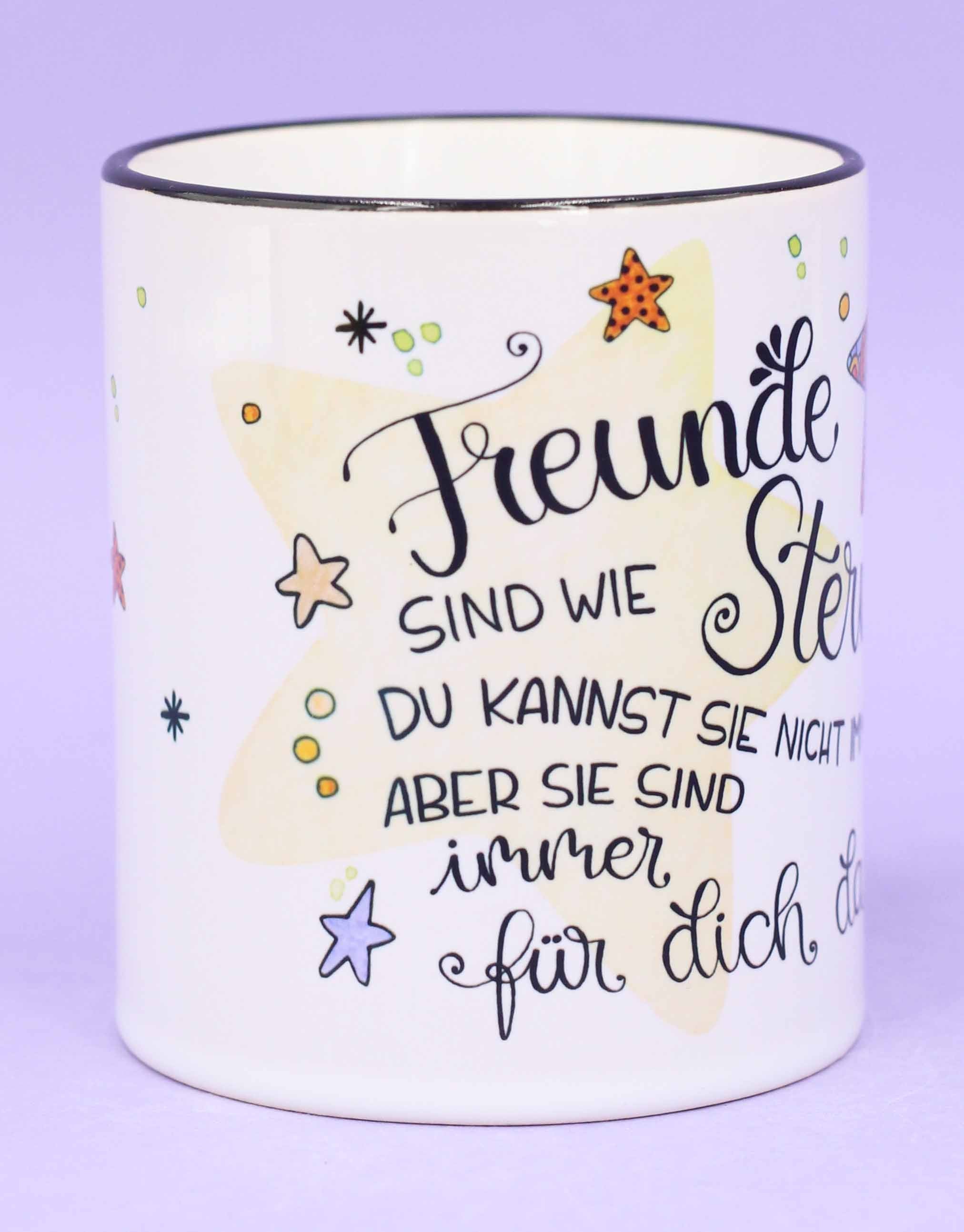 Tasse "Freunde sind wie Sterne"