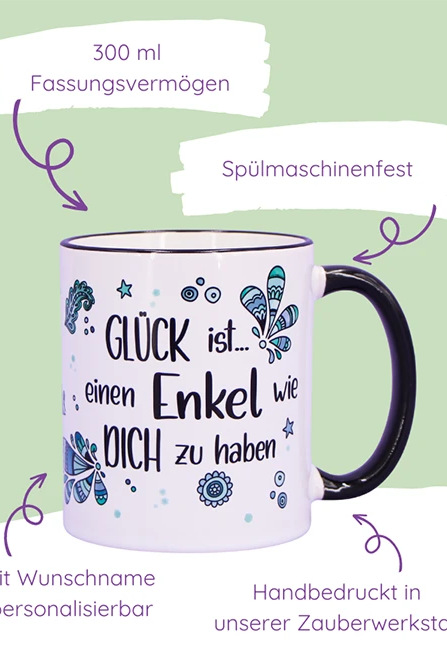 Tasse "Glück ist... Enkel"