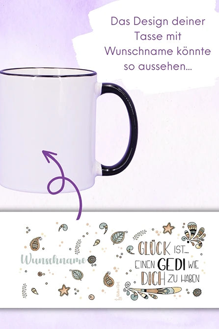Tasse "Glück ist... Gedi"