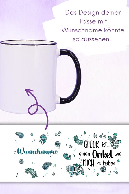 Tasse "Glück ist... Onkel"