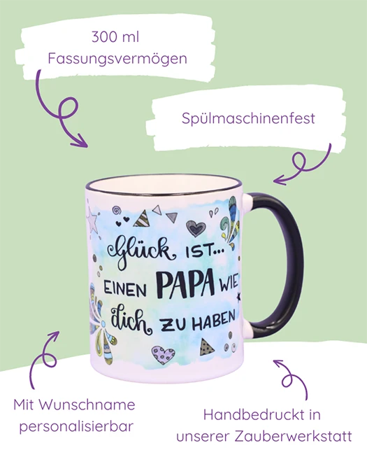 Tasse "Glück ist... Papa"