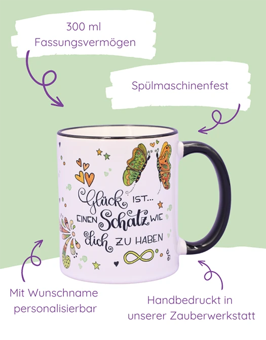 Tasse "Glück ist... Schatz"
