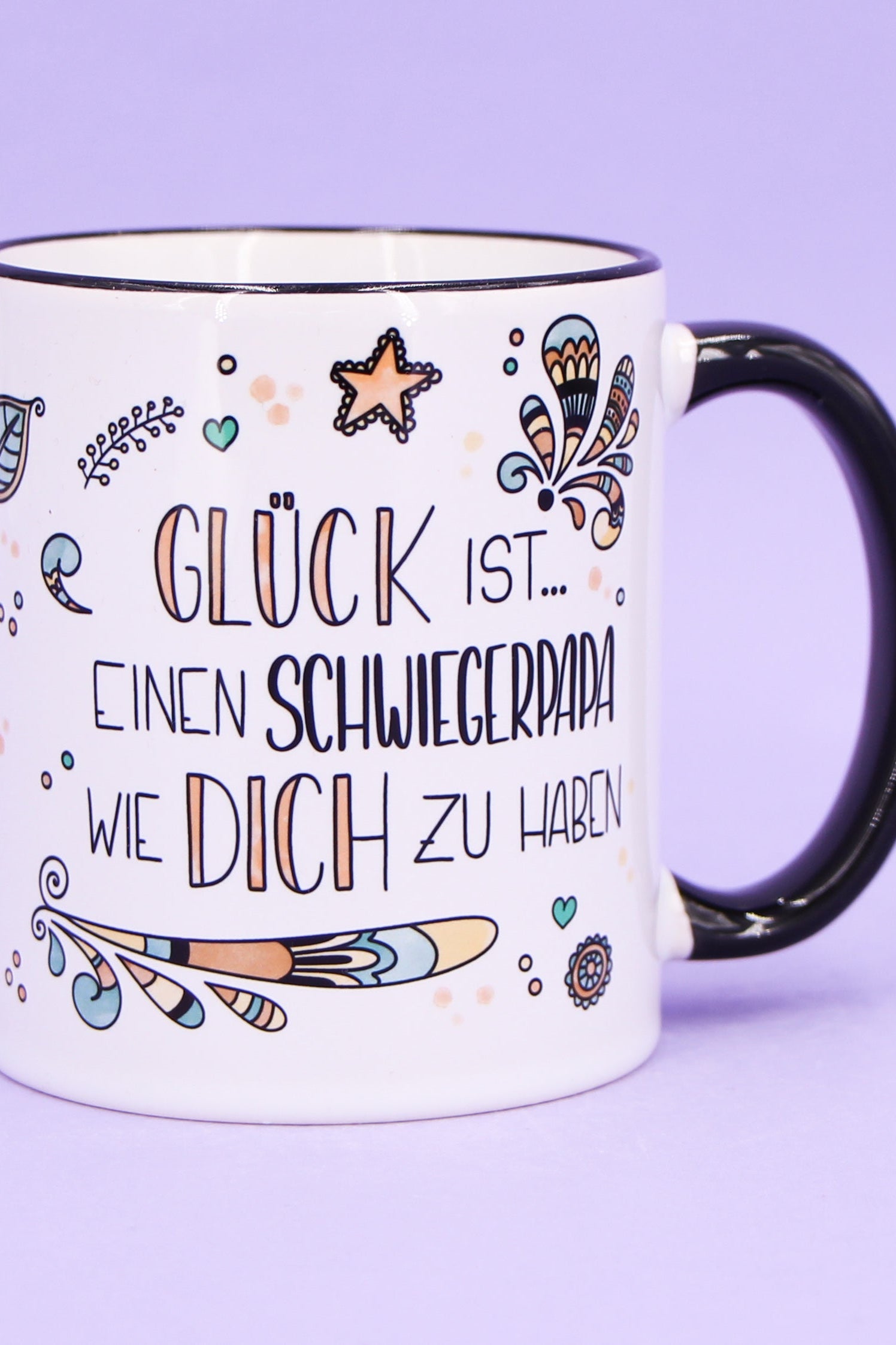Tasse "Glück ist... Schwiegerpapa"