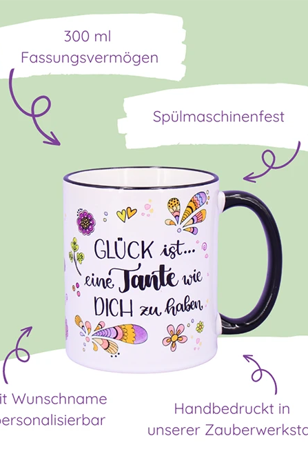 Tasse "Glück ist... Tante"