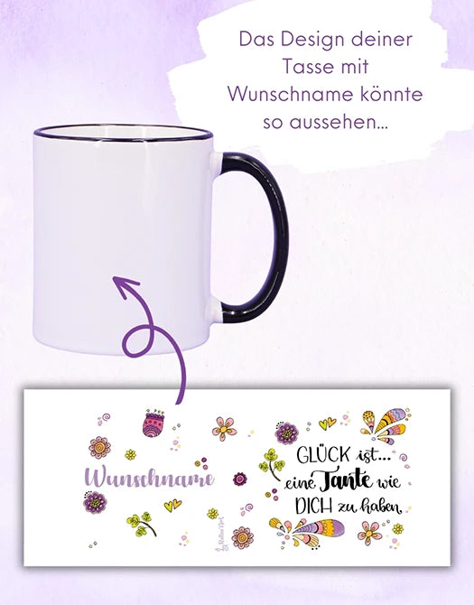 Tasse "Glück ist... Tante"