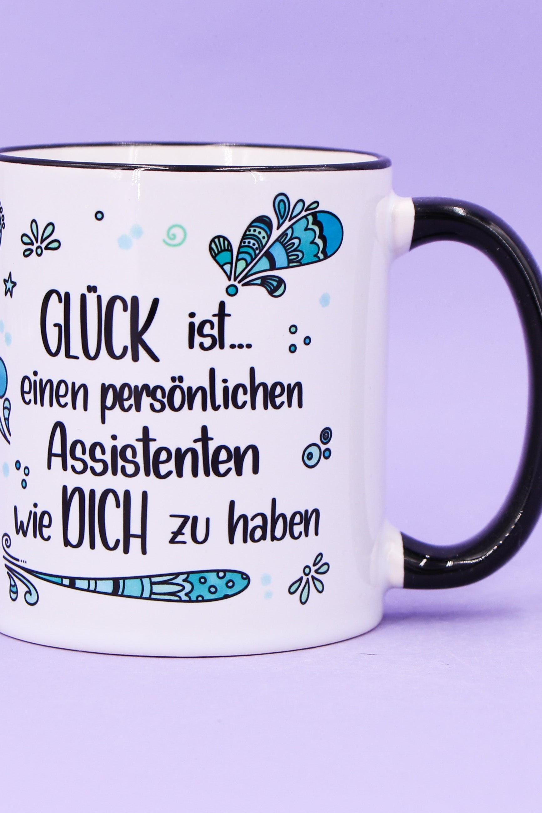 Tasse "Glück ist... persönlicher Assistent"