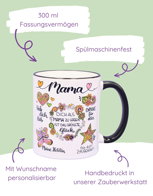 Tasse "Heldin"