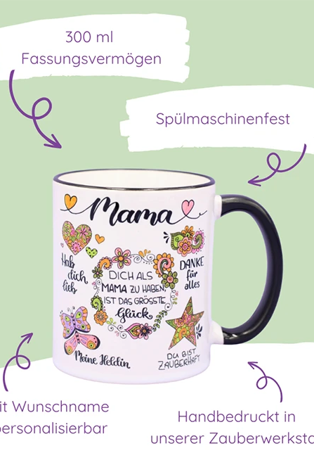 Tasse "Heldin"