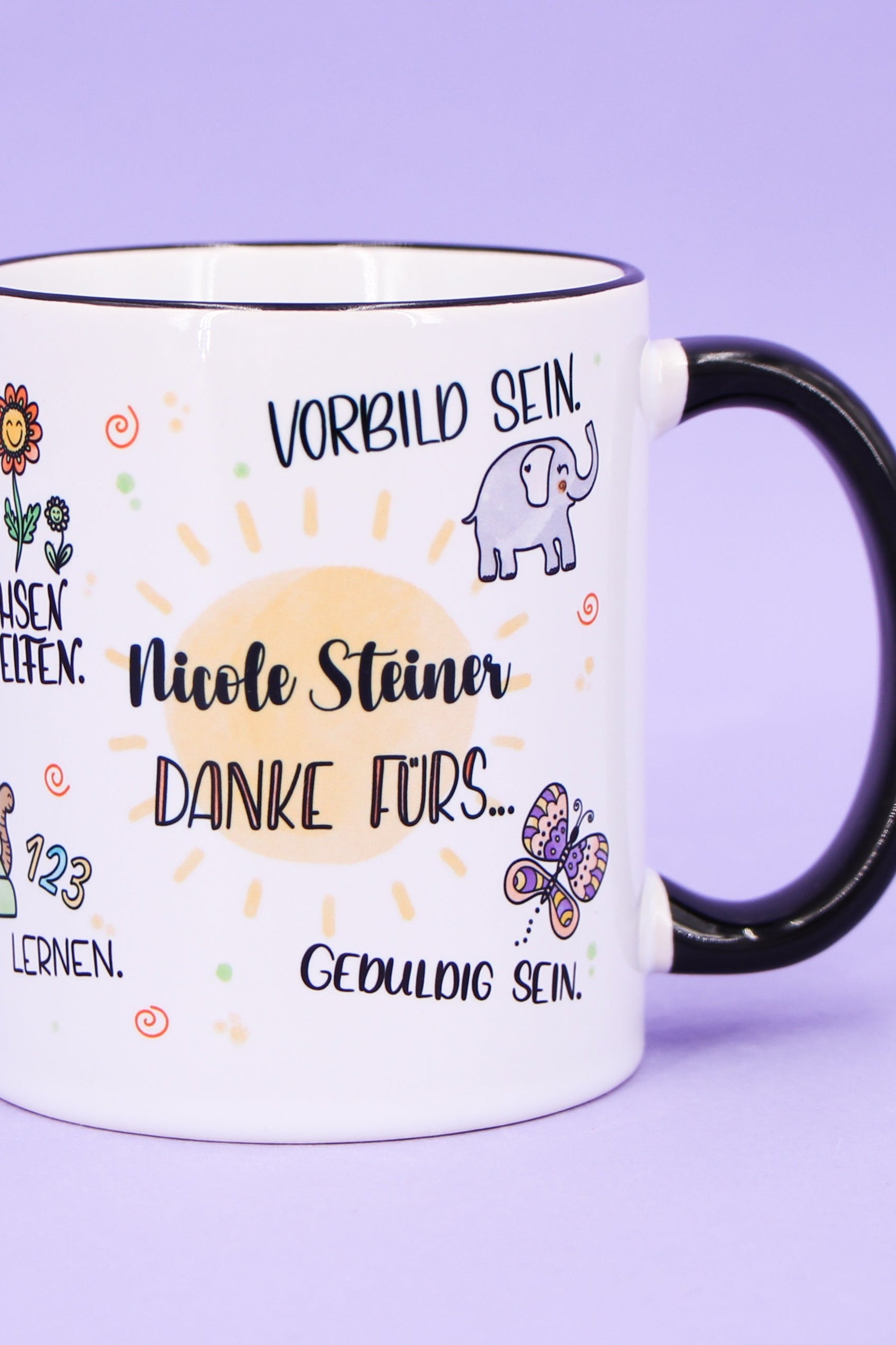 Tasse "Lehrer:in Danke für's..."