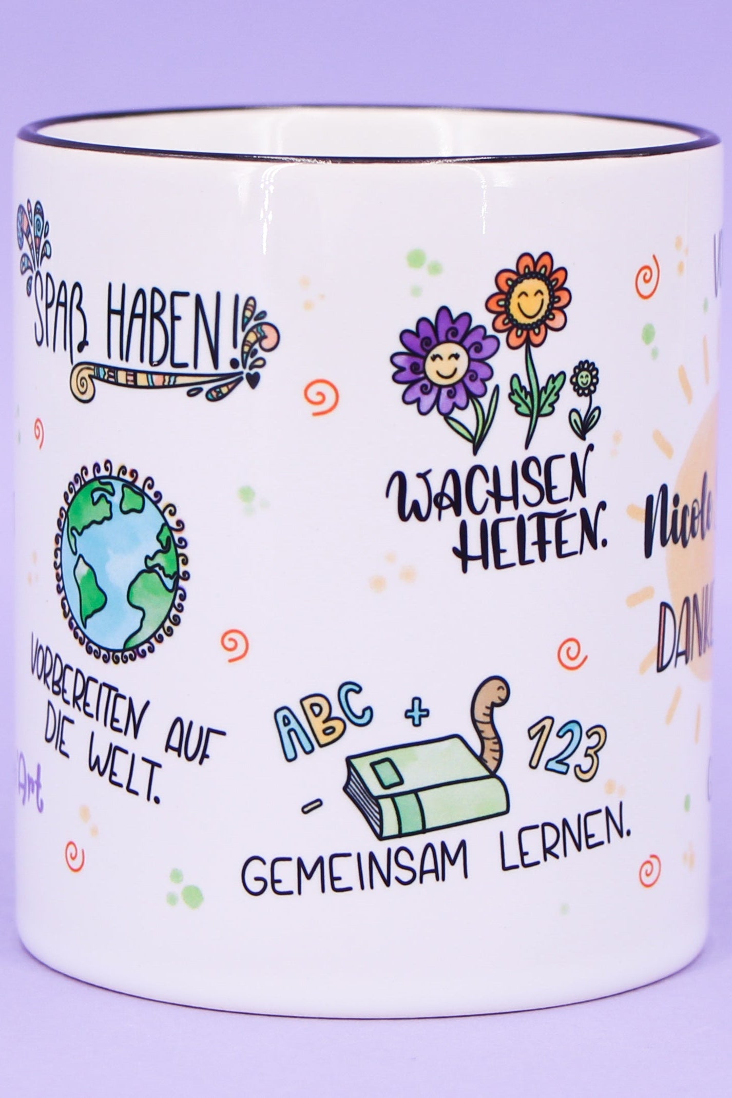 Tasse "Lehrer:in Danke für's..."