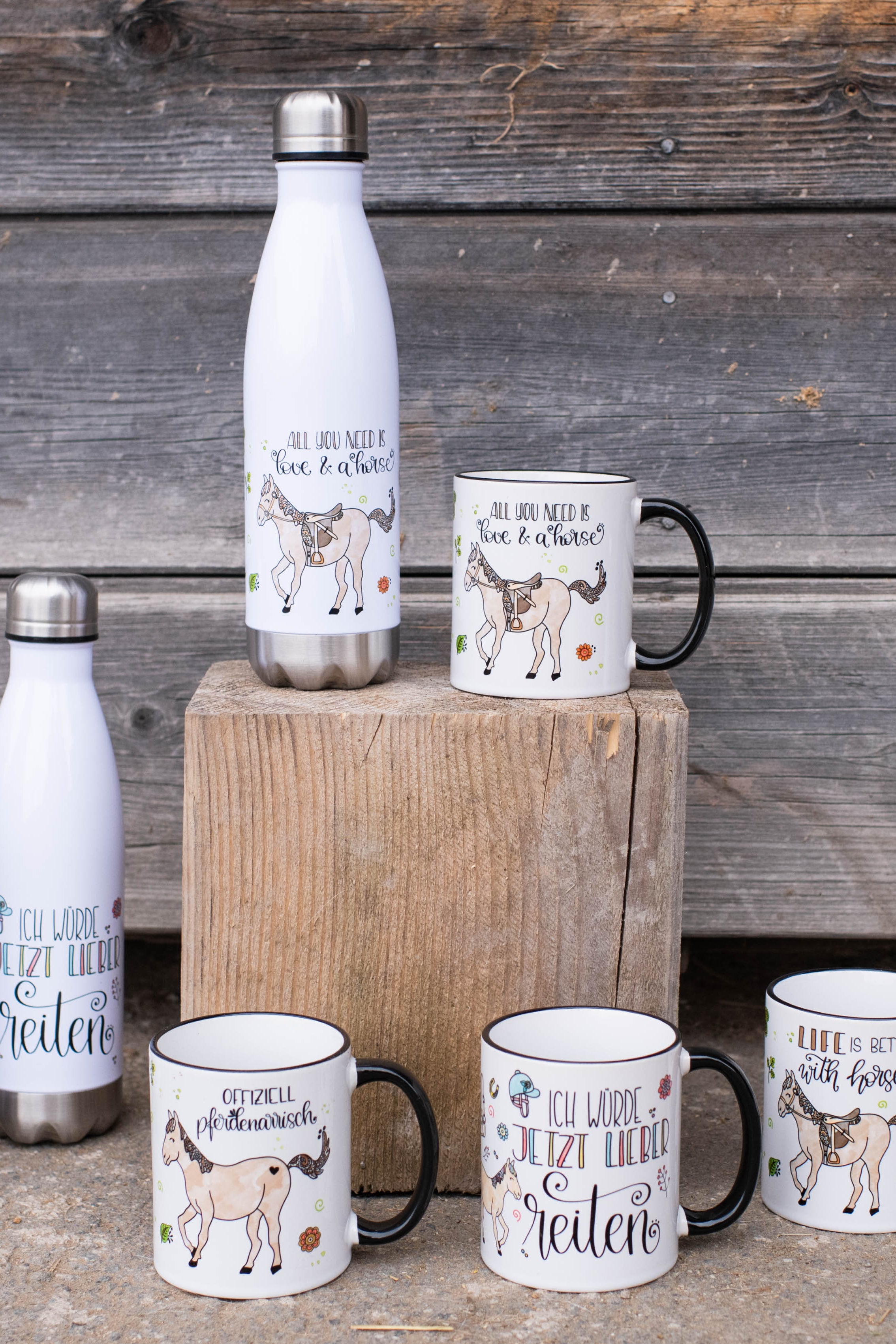 Tasse "Life is better with horses"