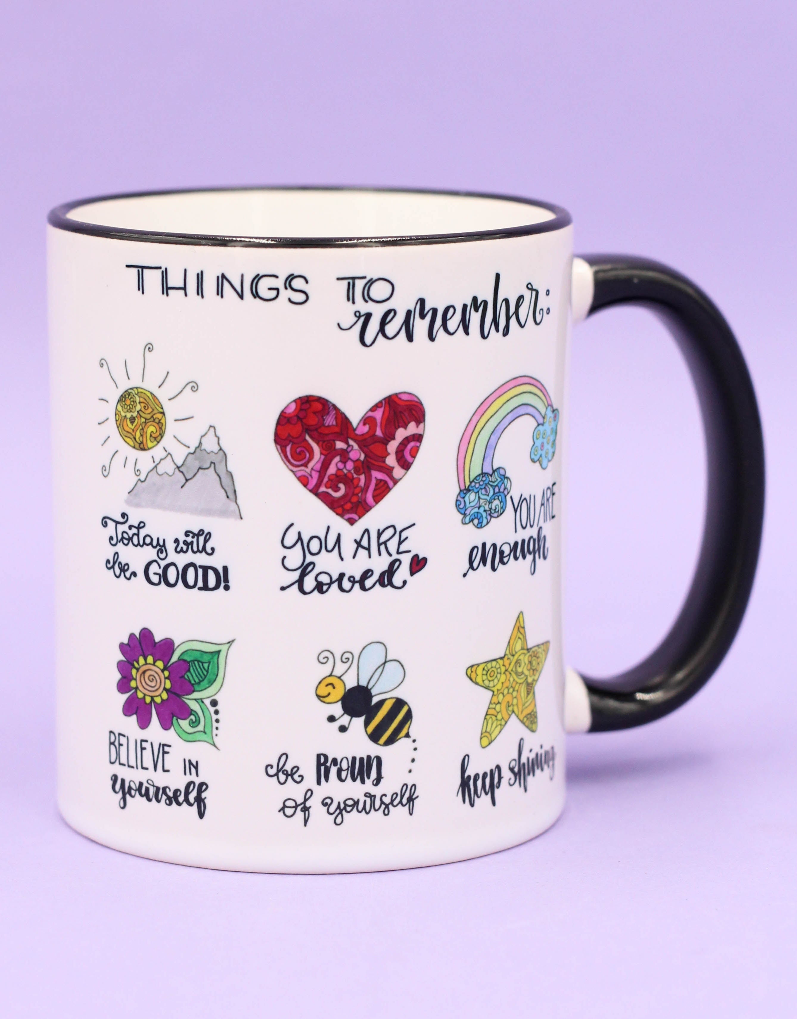 Tasse "Things to remember"