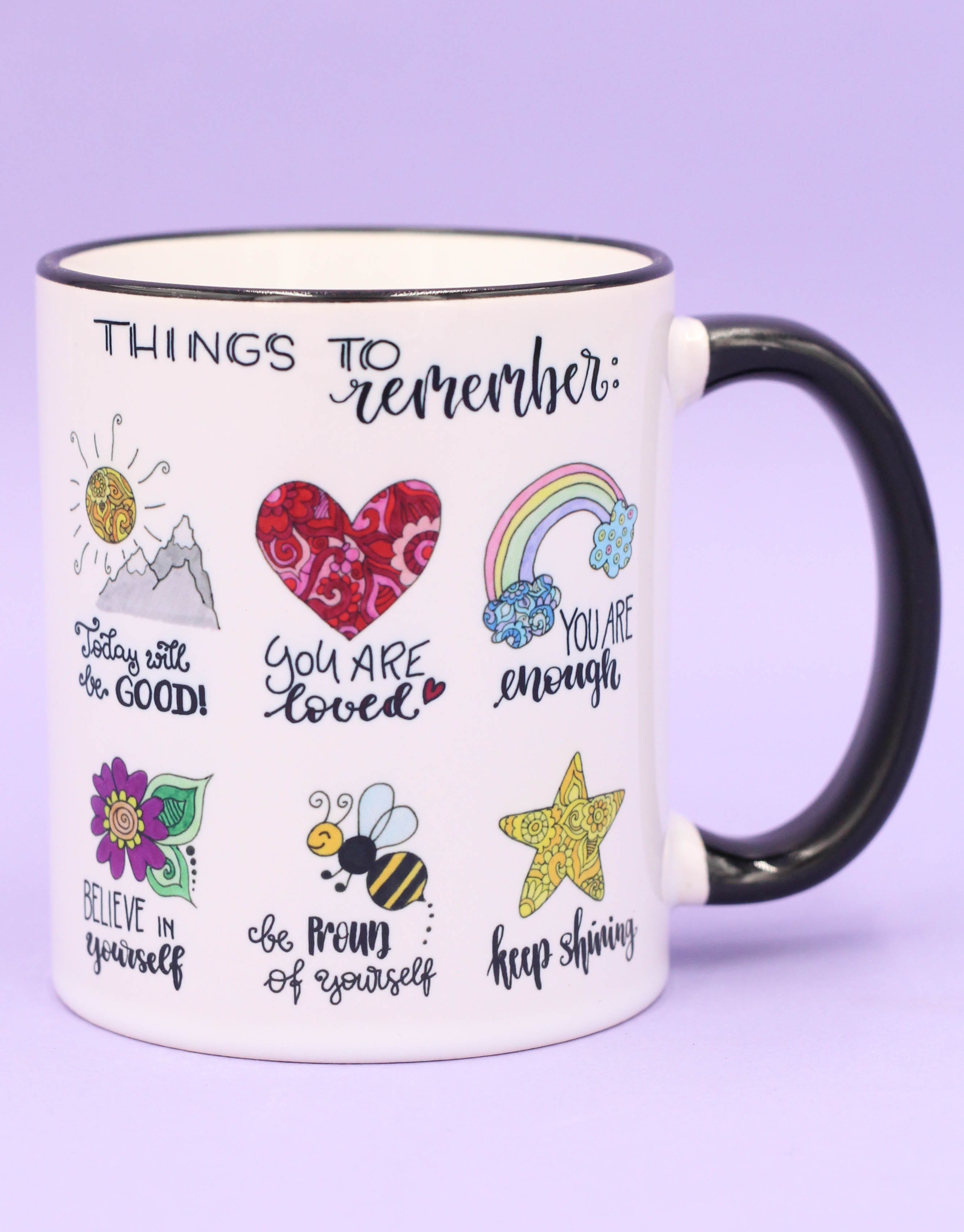 Tasse "Things to remember"