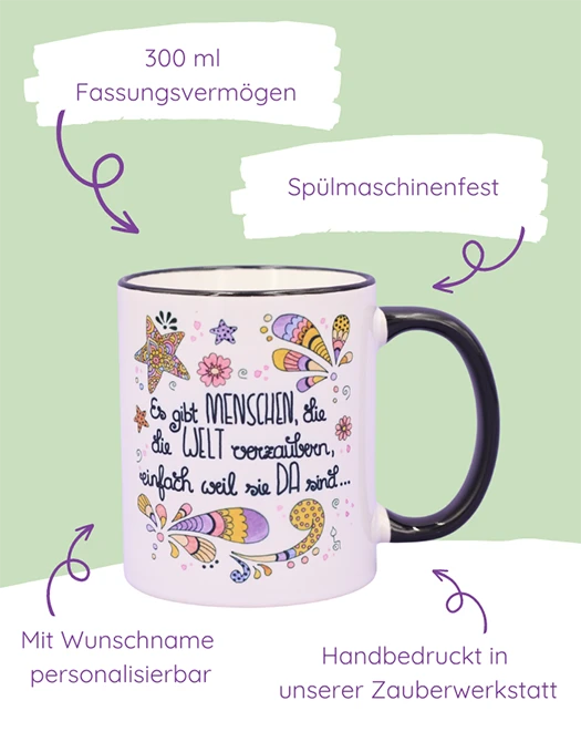 Tasse "Welt verzaubern"