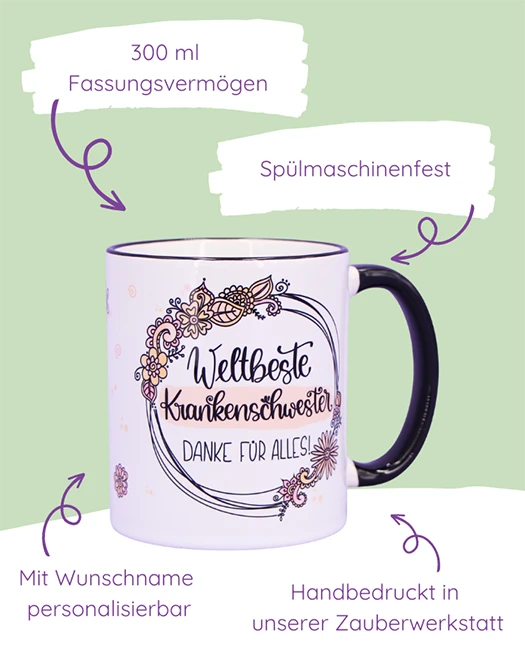 Tasse "Weltbeste Krankenschwester"