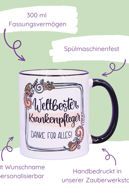 Tasse "Weltbester Krankenpfleger"