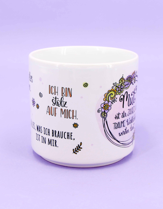 Tasse stapelbar "Mut"