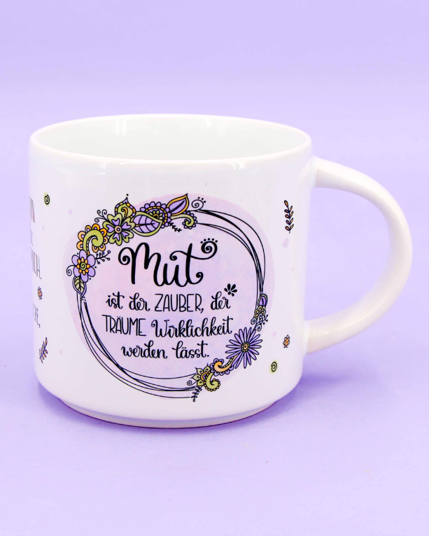 Tasse stapelbar "Mut"