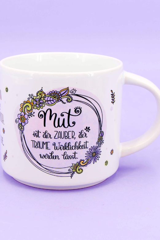 Tasse stapelbar "Mut"