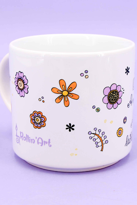 Tasse stapelbar "Neuer Anfang"