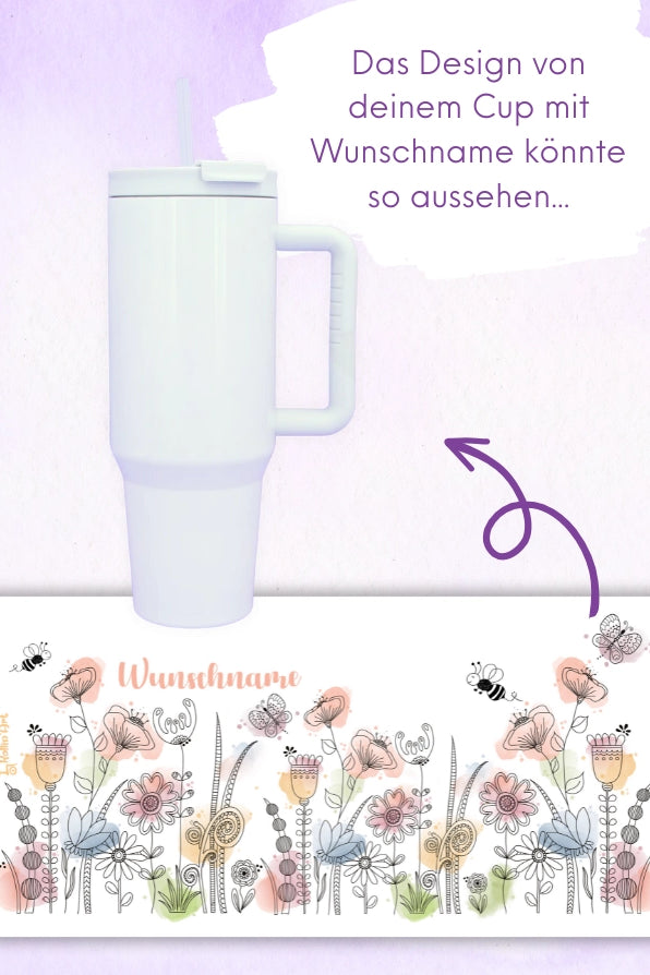 Thermo Cup "Blumenwiese"