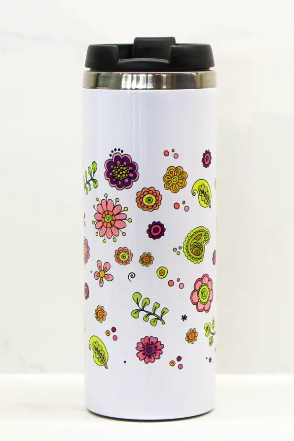 Thermobecher "Glücksblumen"