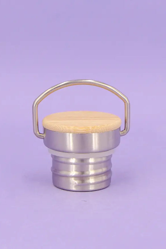 Thermosflasche Bambusdeckel "Mut"
