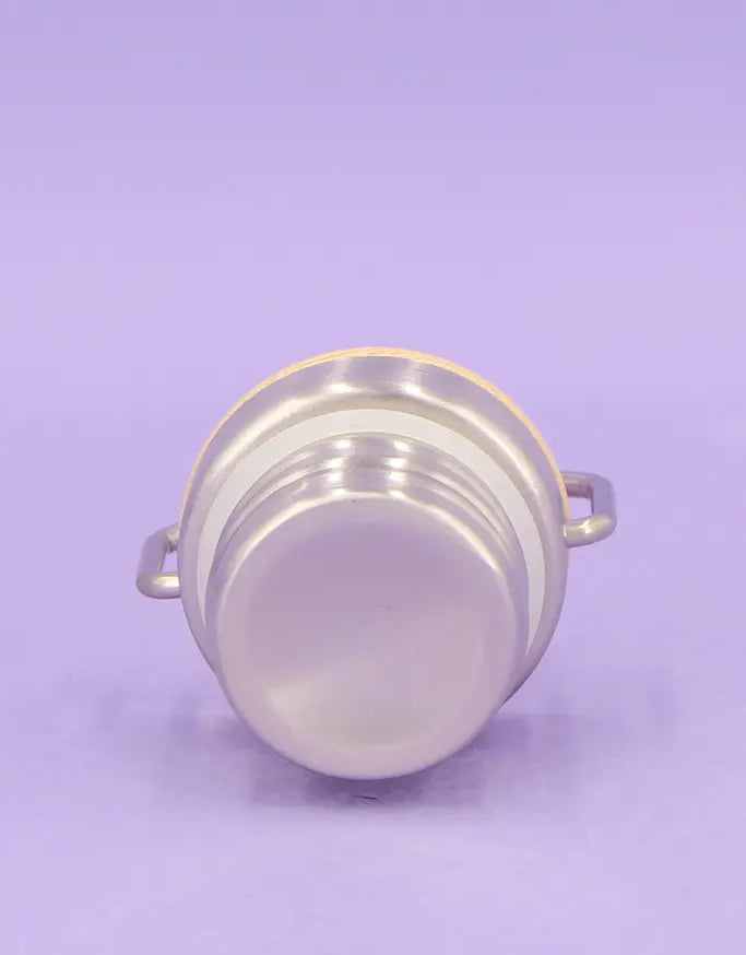 Thermosflasche Bambusdeckel "Mut"