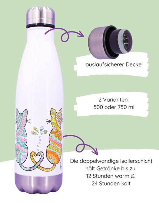 Trinkflasche "Catlove"