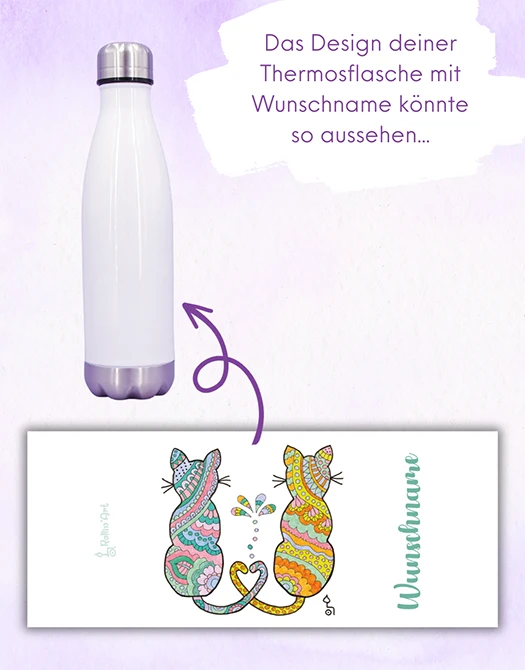 Trinkflasche "Catlove"