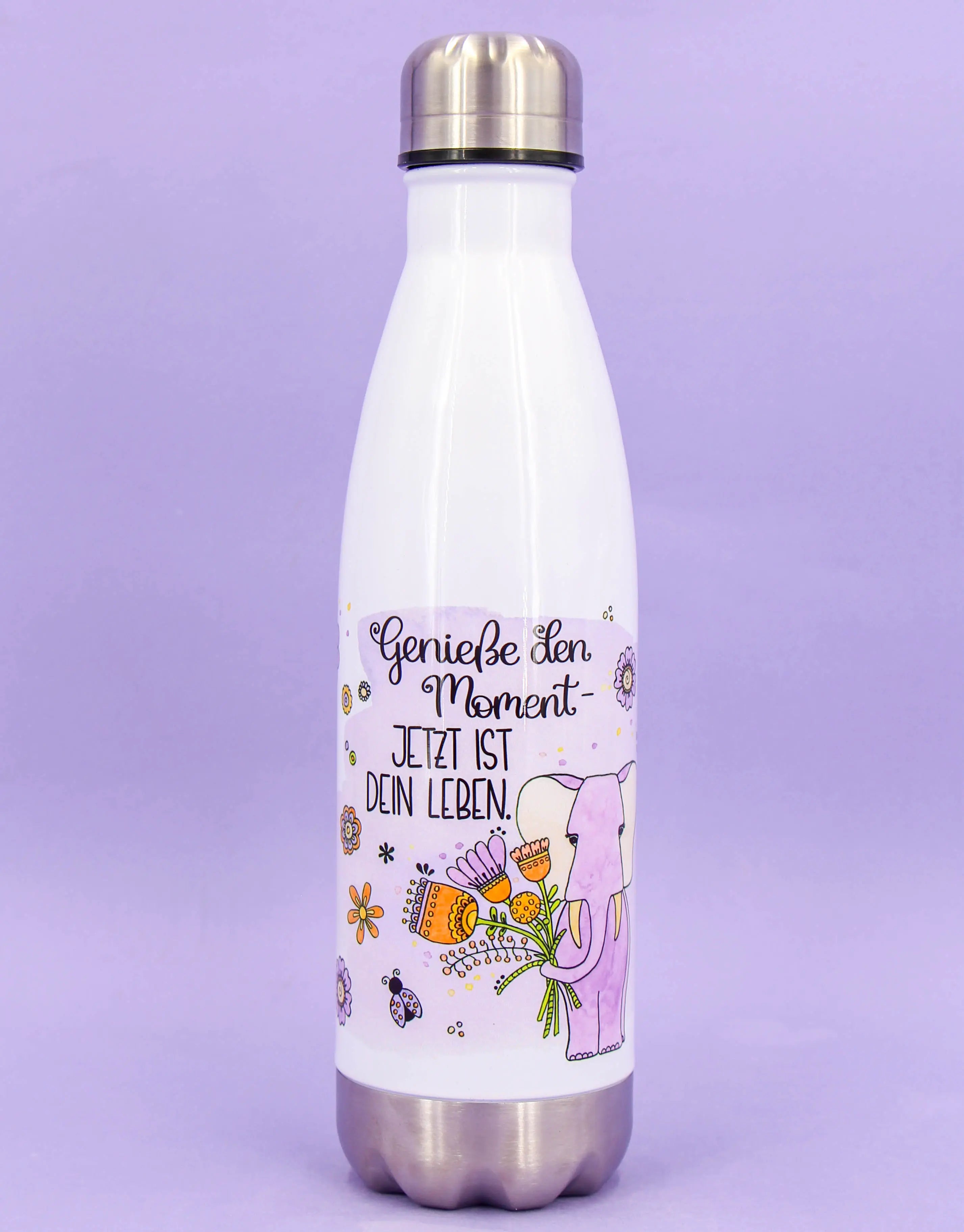 Trinkflasche „Genieße den Moment"