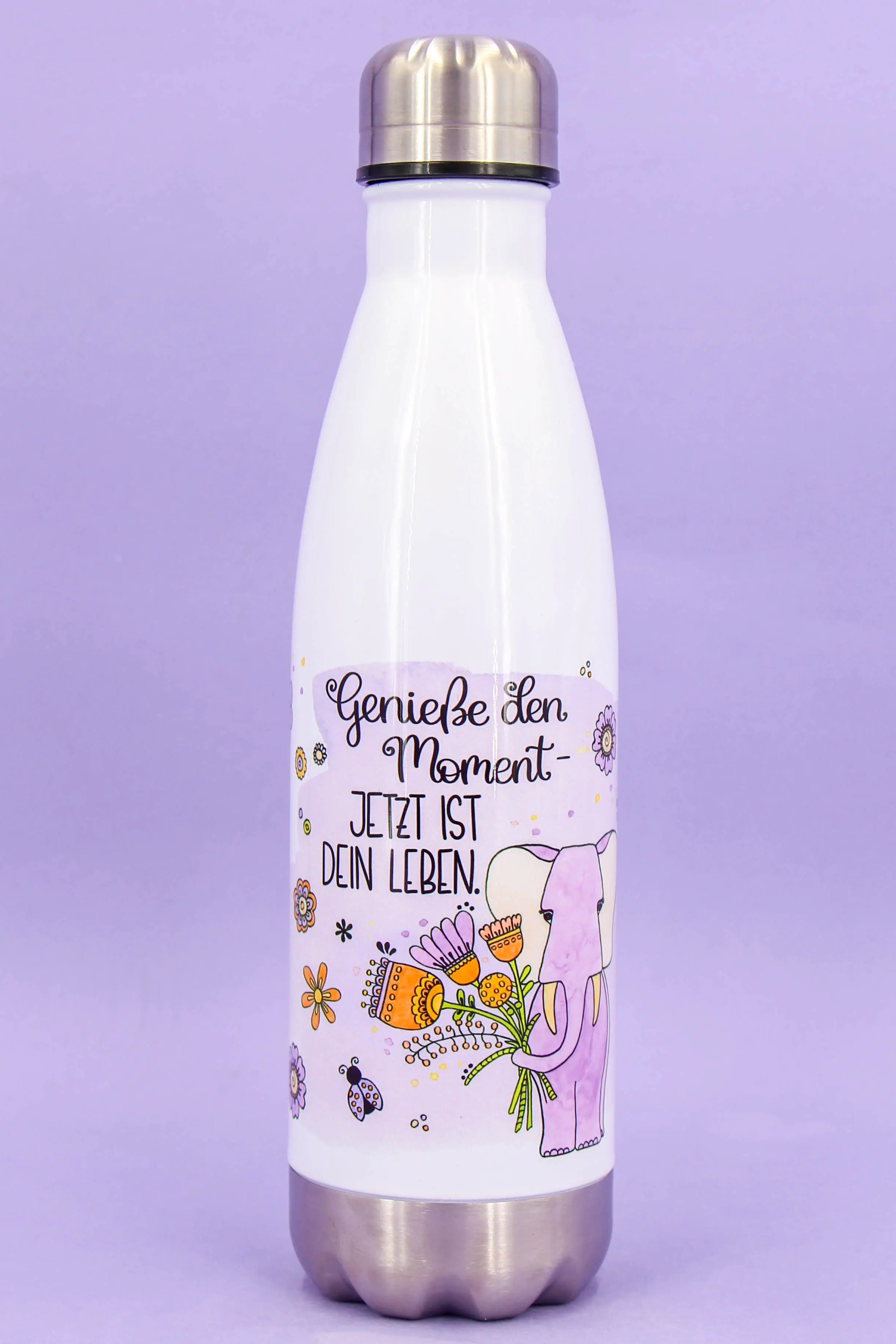 Trinkflasche „Genieße den Moment"