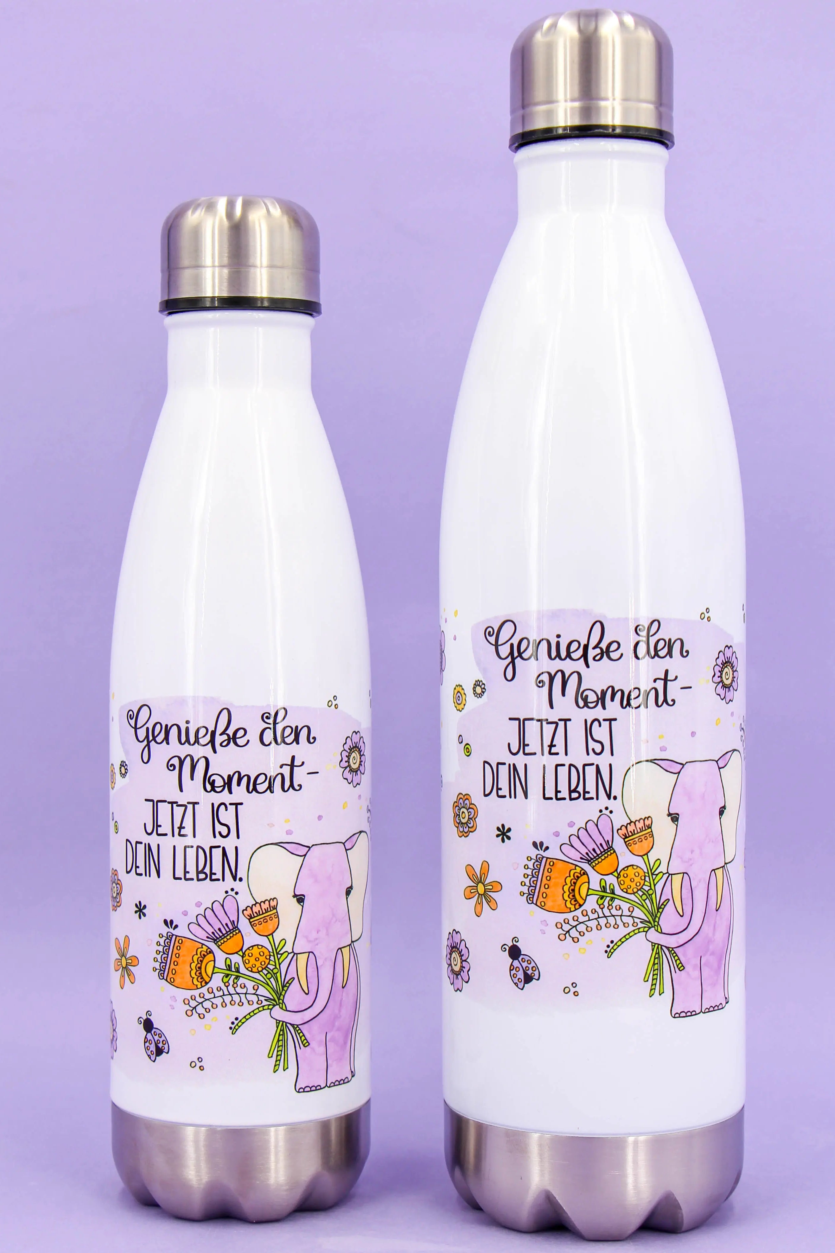 Trinkflasche „Genieße den Moment"