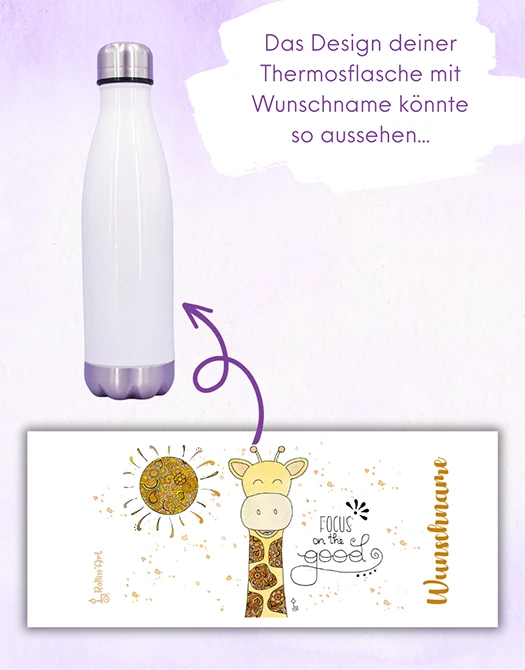 Trinkflasche "Giraffe"