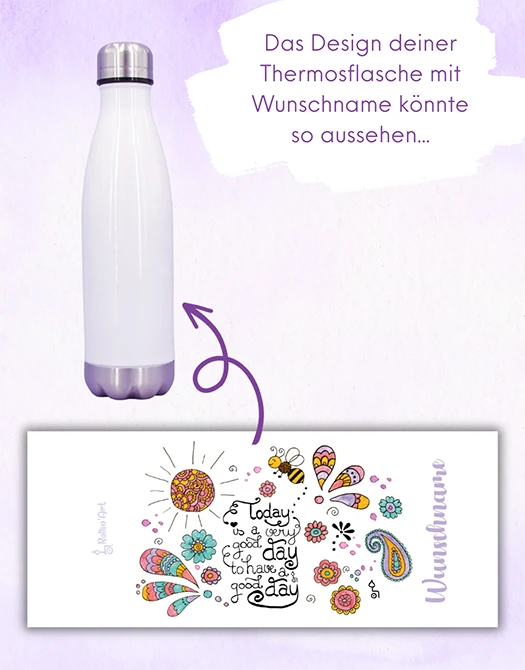 Trinkflasche "Good Day"