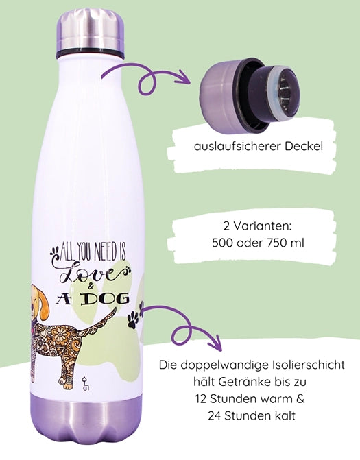 Trinkflasche "Hund"