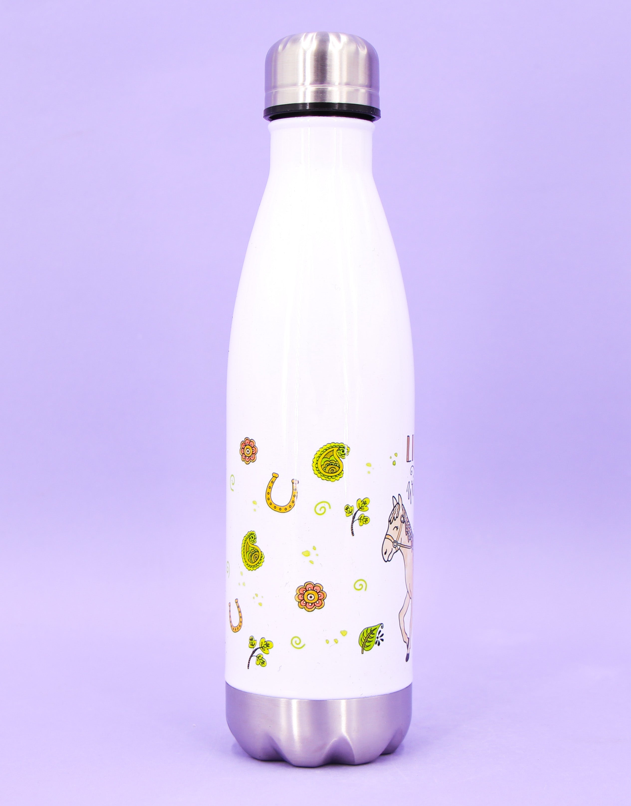 Trinkflasche "Life is better with horses"
