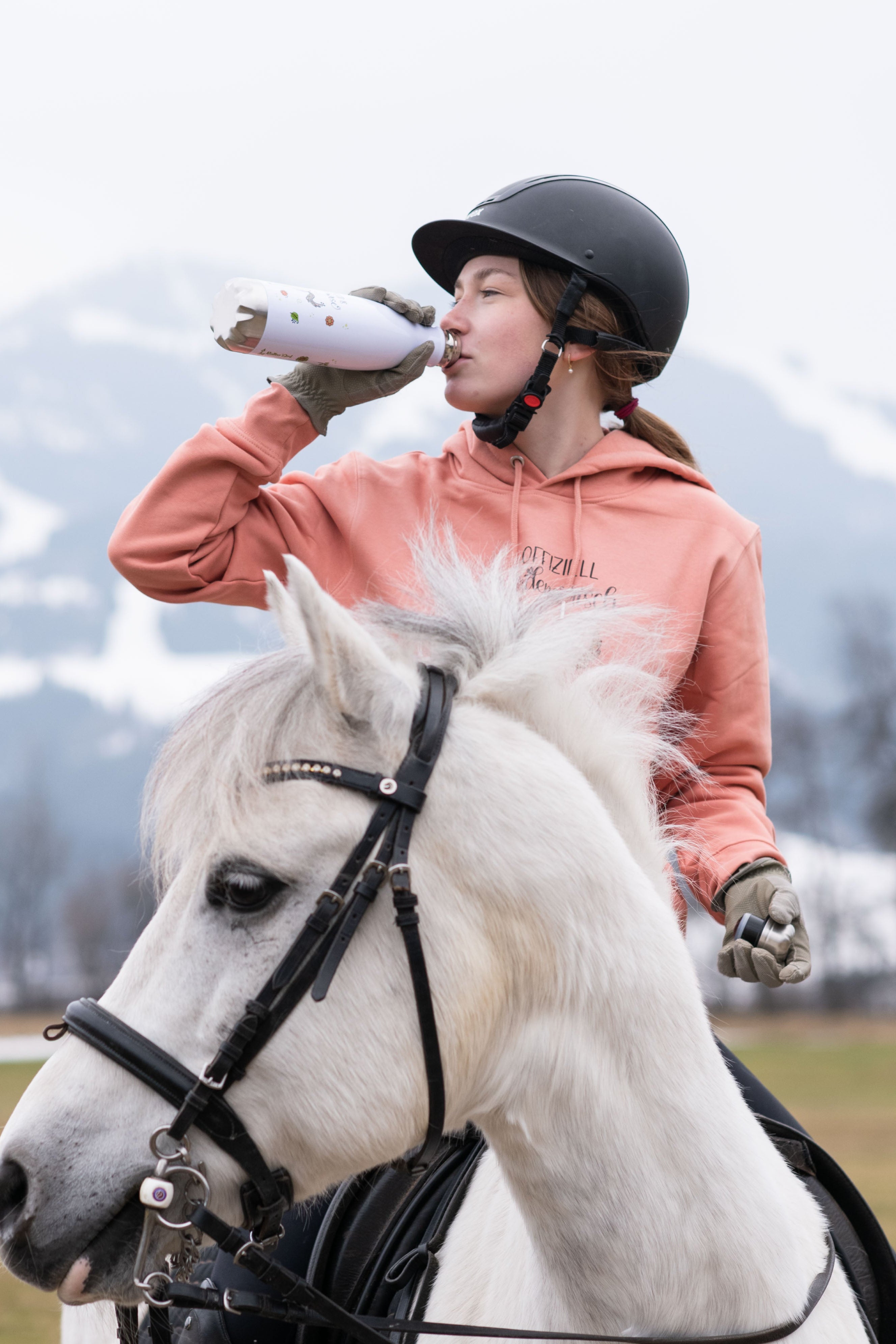 Trinkflasche "Life is better with horses"