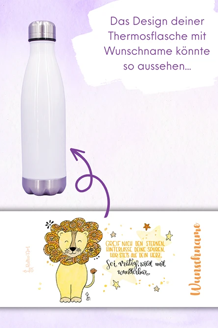 Trinkflasche "Löwe"