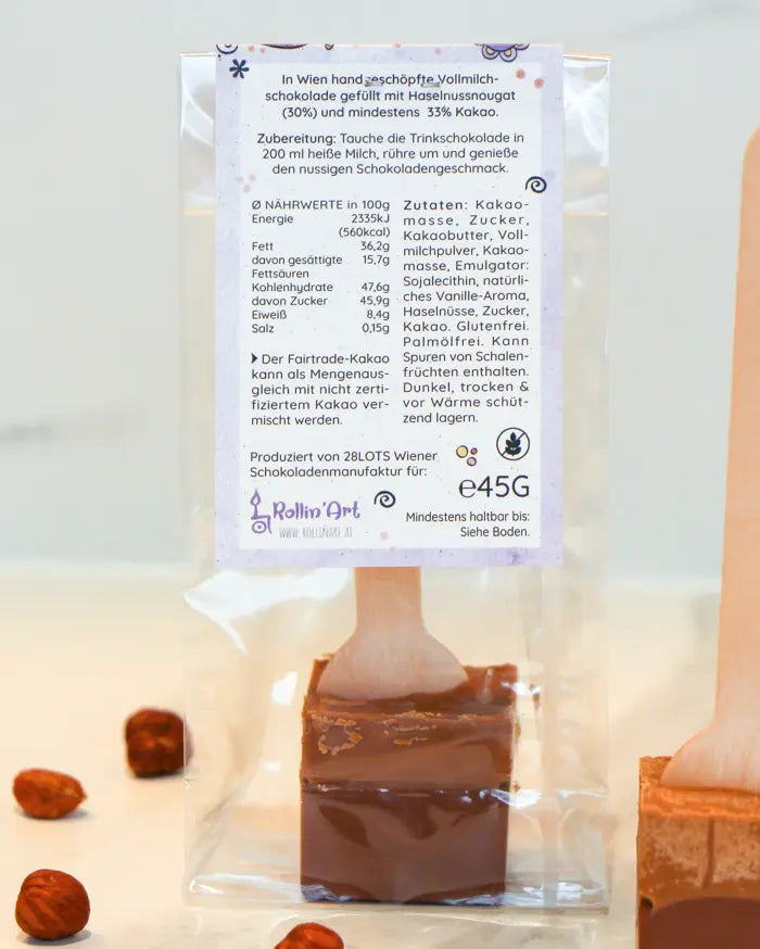 Trinkschokolade "Ein süßer Moment des Glücks"