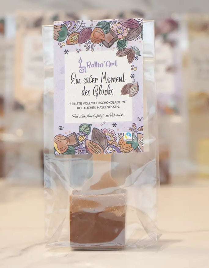 Trinkschokolade "Ein süßer Moment des Glücks"
