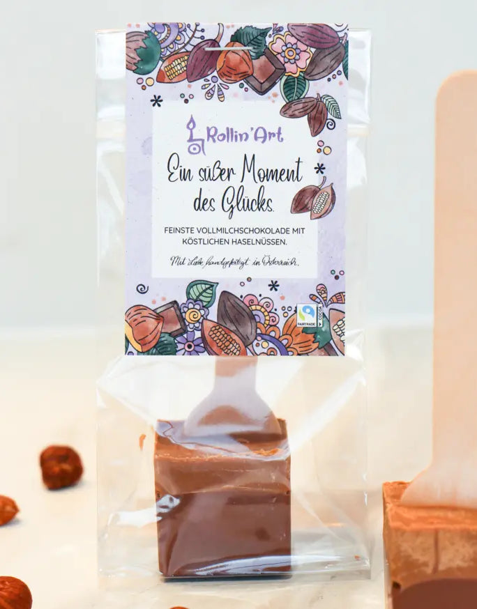 Trinkschokolade "Ein süßer Moment des Glücks"