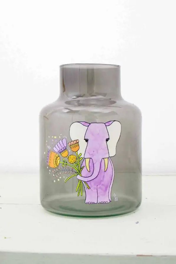 Vase "Glückselefant"