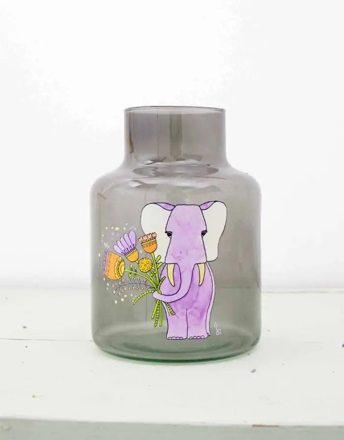 Vase "Glückselefant"