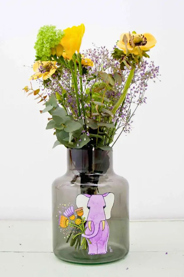 Vase "Glückselefant"